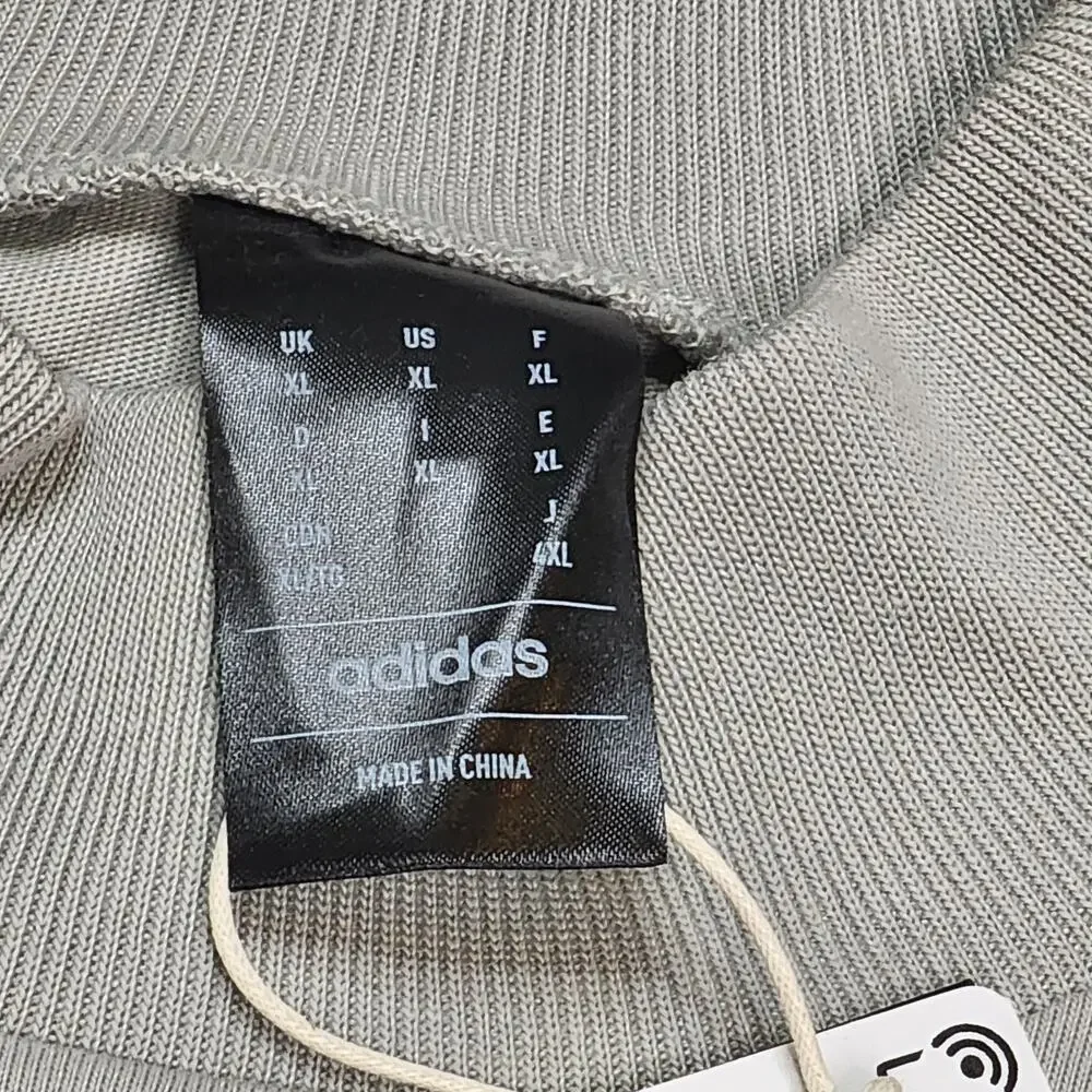 Adidas Tee Unisex XL Gray Basketball Long Sleeve New